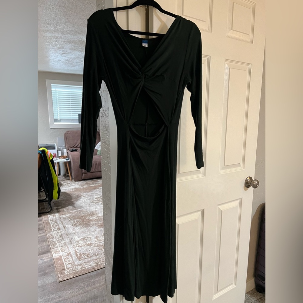 Old Navy Green Midi Dress